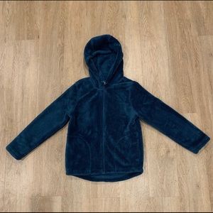 Kids Old Navy Blue Fuzzy Jacket / Size 10/12
